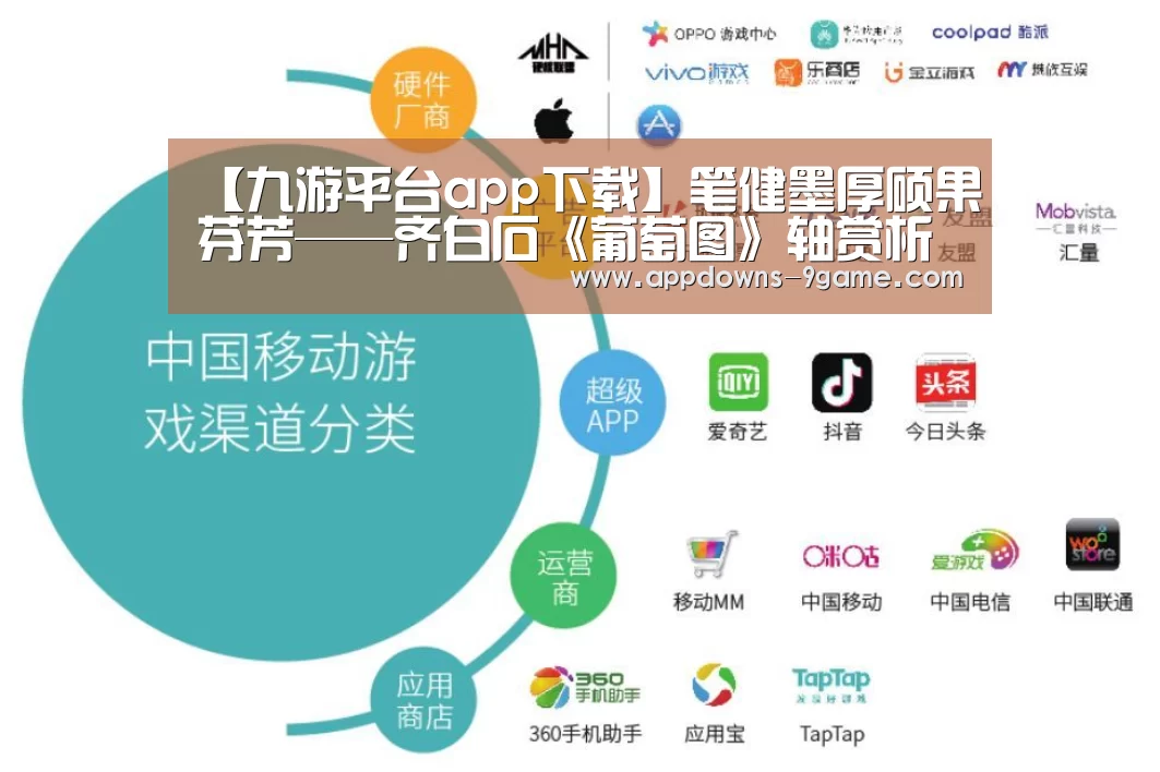 【九游平台app下载】笔健墨厚硕果芬芳——齐白石《葡萄图》轴赏析(图2)